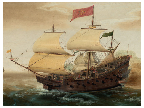 Cornelis Verbeeck, Galion spaniol, 1618/1620